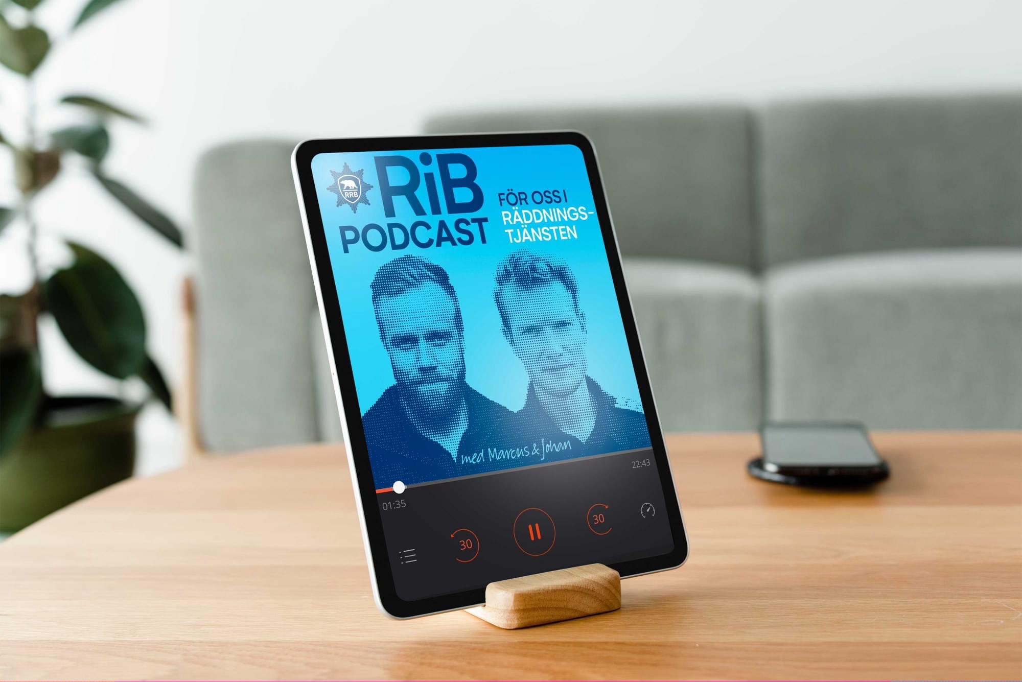 RiB Podcast – för oss i räddningstjänsten, med Marcus och Johan